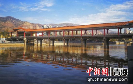 图为城中区河道。杜昕雨摄