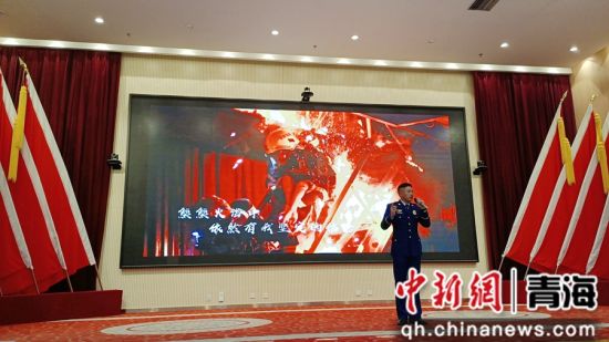 图为宣讲活动现场。青海省直机关团工委供图