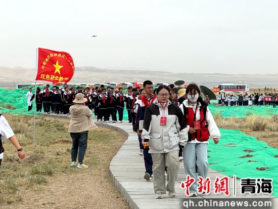 图为活动现场。海晏县委宣传部供图