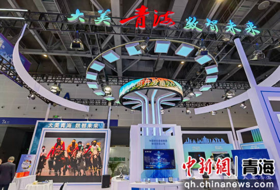 图为青海展示区。青海省商务厅 供图