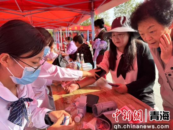 图为活动现场。青海省健康教育所 供图