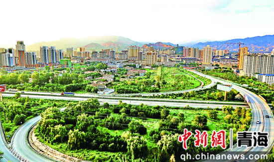 图为海东市乐都区一隅。海东市委宣传部供图 图为海东市乐都区一隅。海东市委宣传部供图